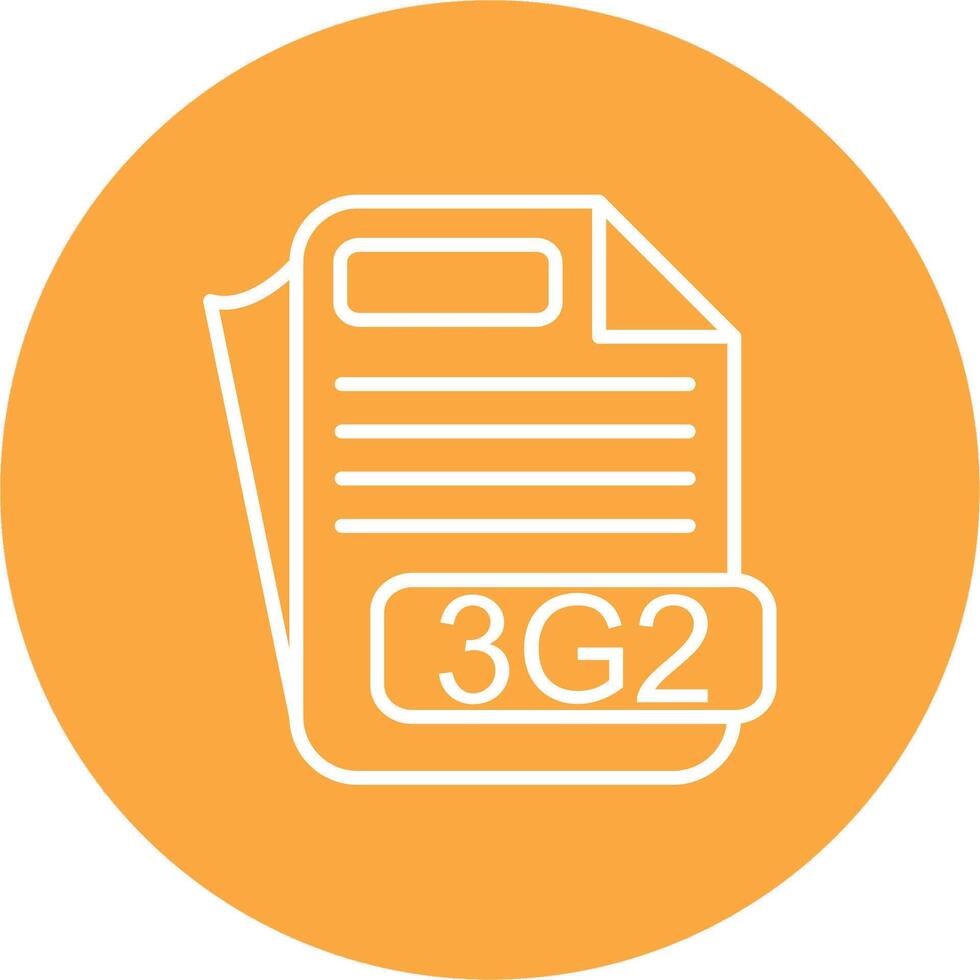 3G2 File Format Web Ready Graphic vector