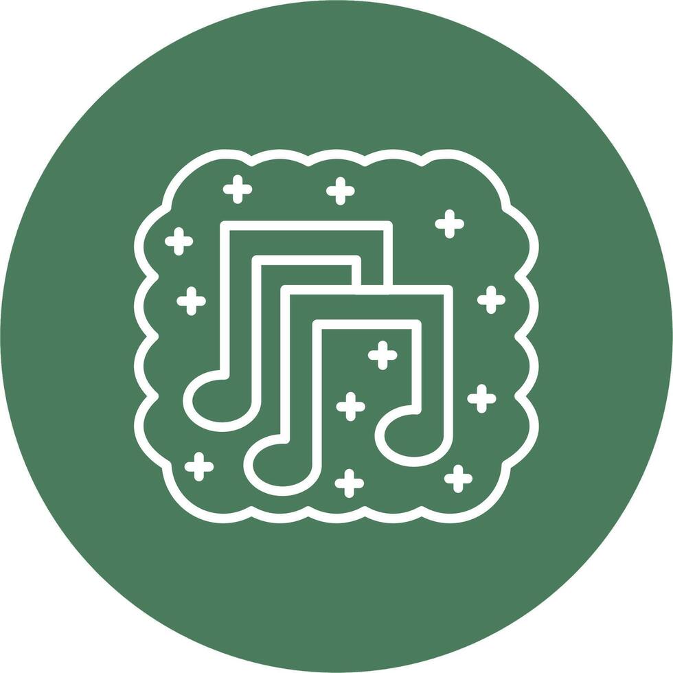 Music Frame Icon vector
