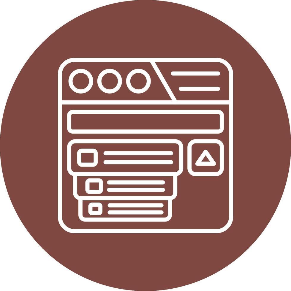 Drop Down Menu Subtle Shadow Icon vector