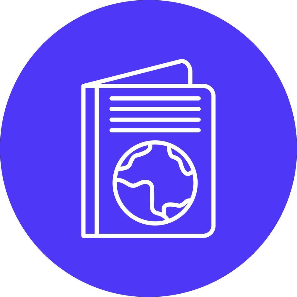 Guide Book Detailed Line Sketch vector