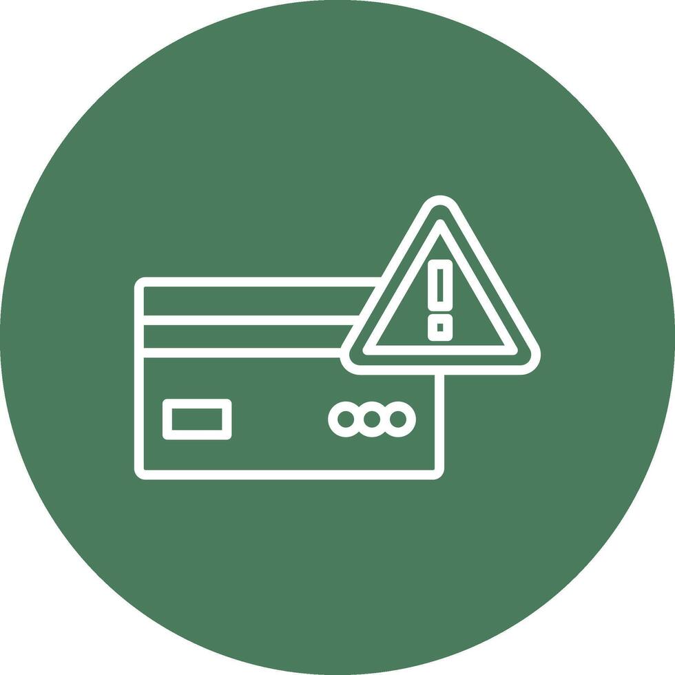 Warning Playful Line Icon vector