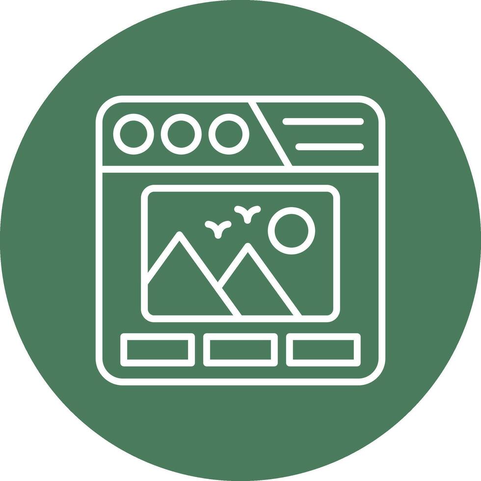 Call To Action Lined UI Illustration vector