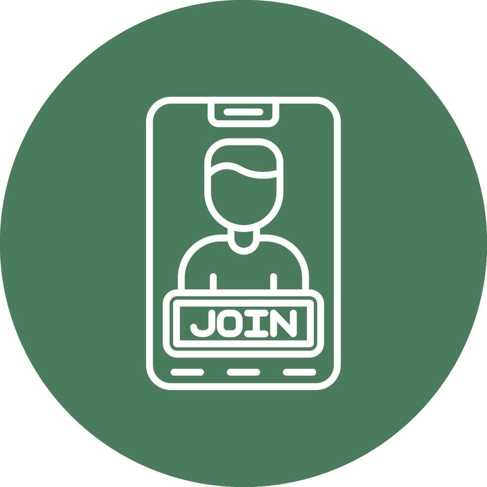 Join Subtle Shadow Icon vector