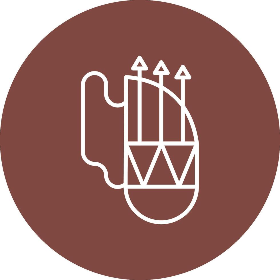 Quiver Outline Graphic Design vector