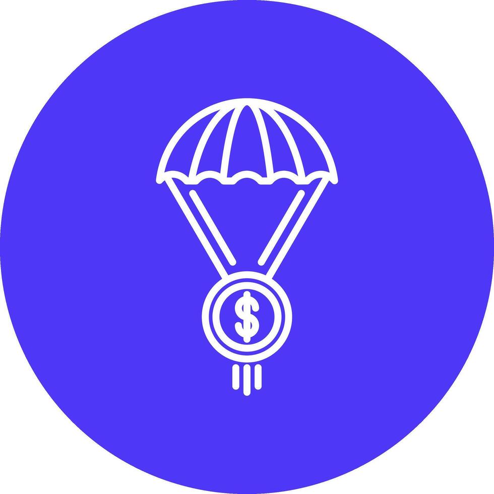 Parachute Crisp Flat Art vector