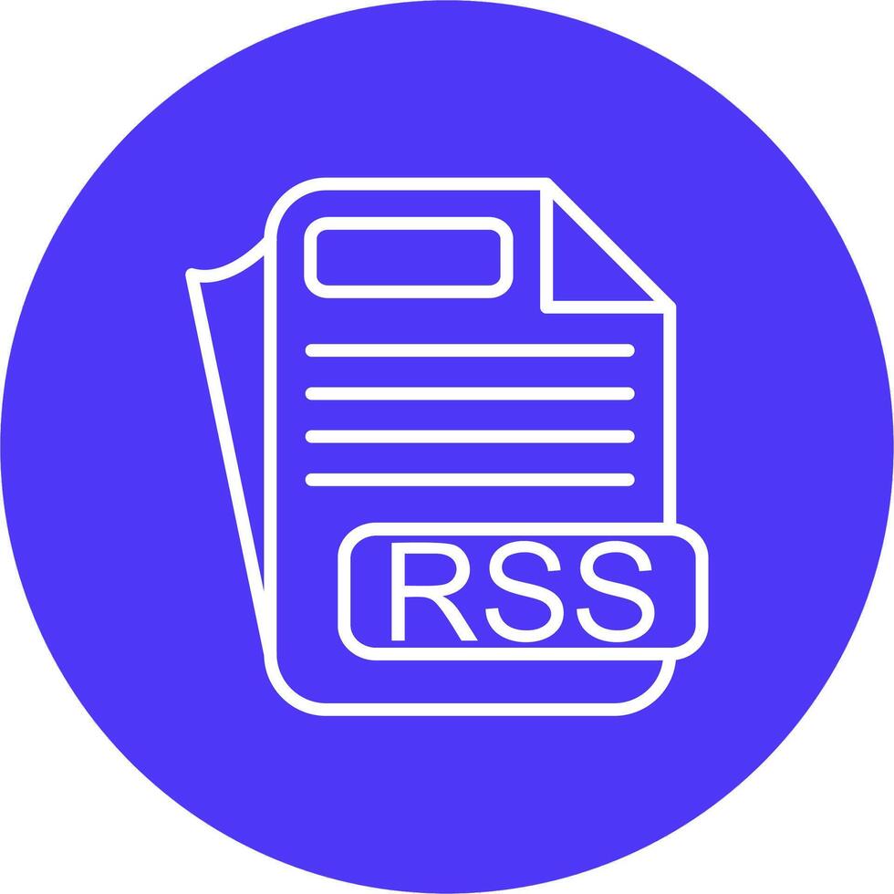 RSS File Format Abstract Web Element vector