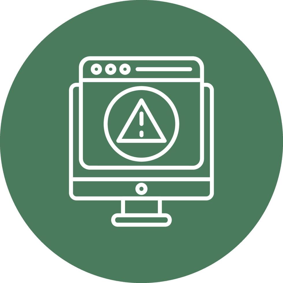 Error Modular UI Graphic vector