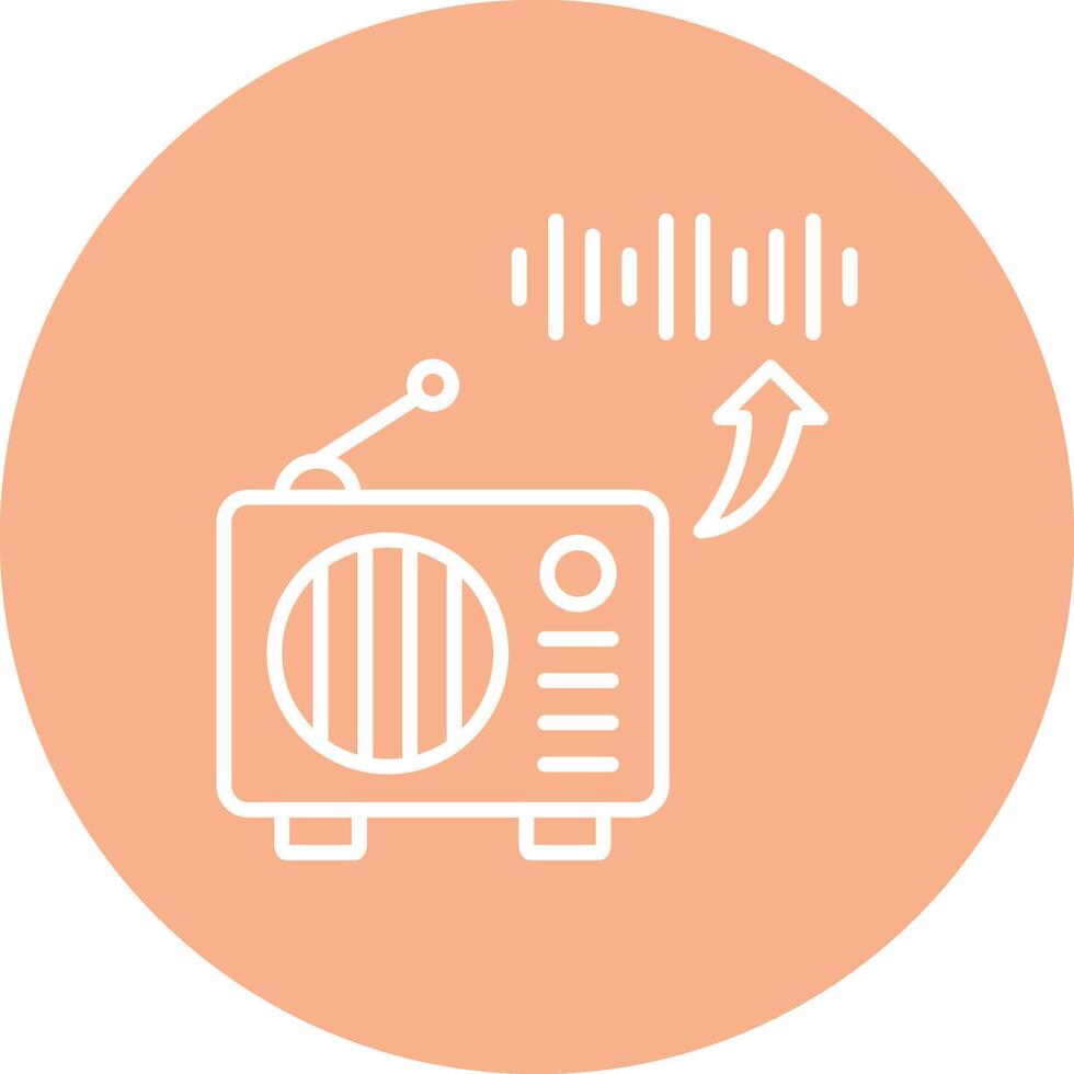 Radio Simple UI Visual vector