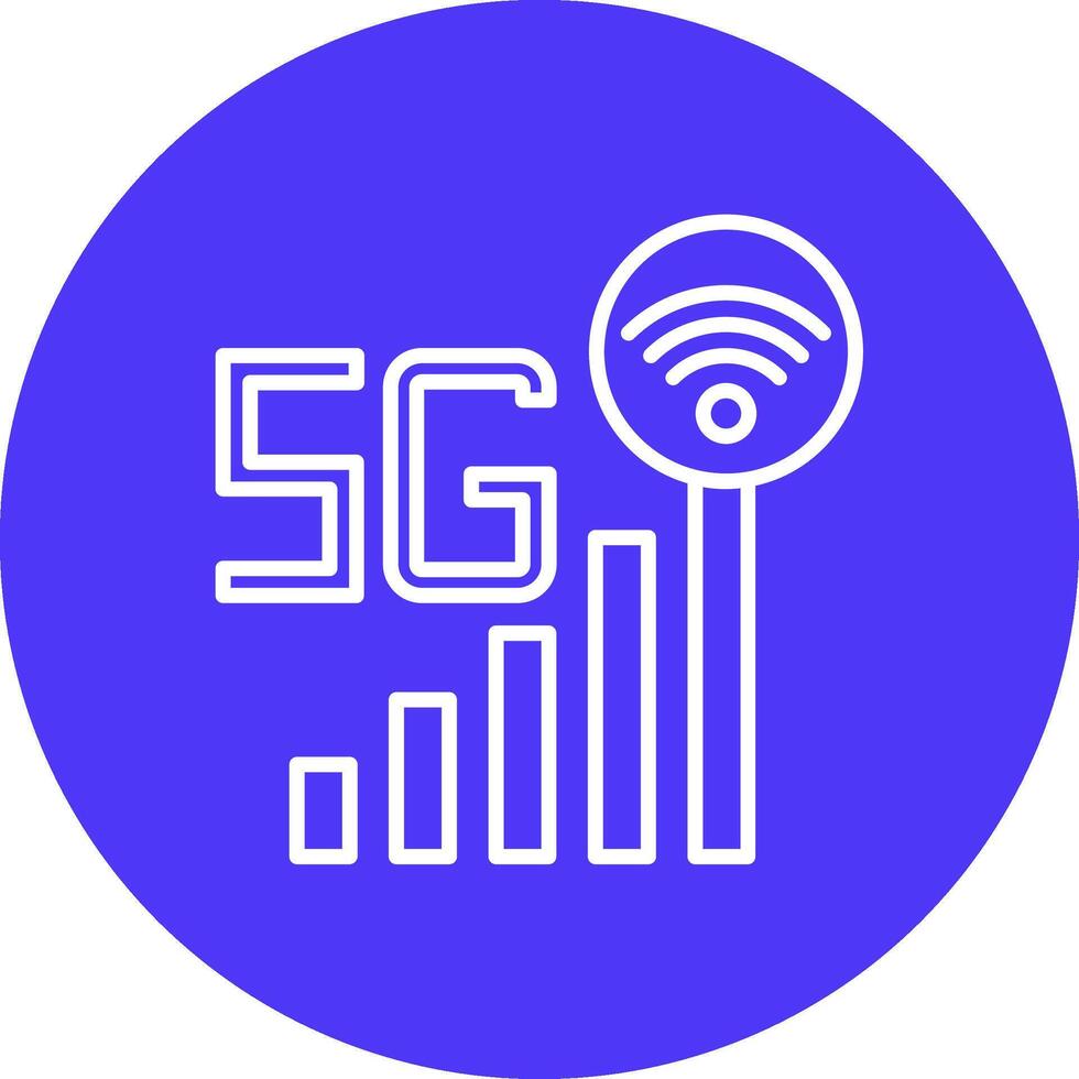Signal Interactive Icon Badge vector