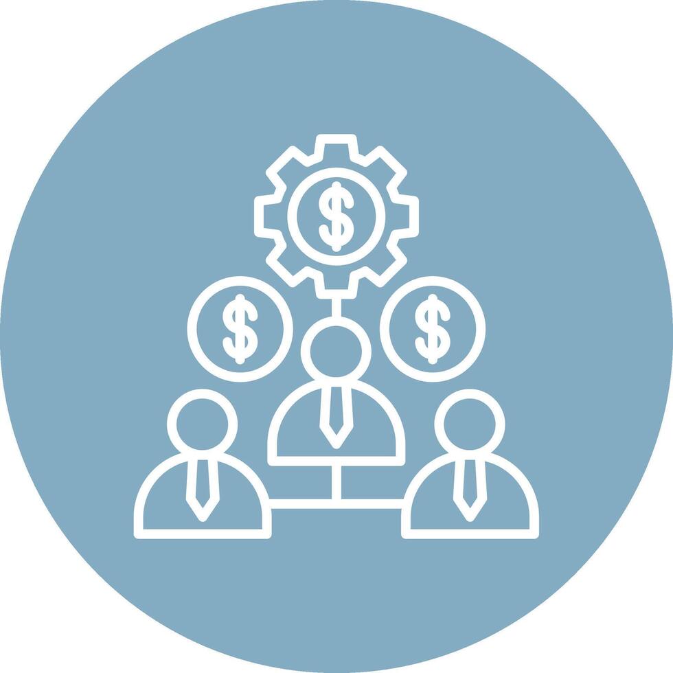 Management Outline Graphic Design vector