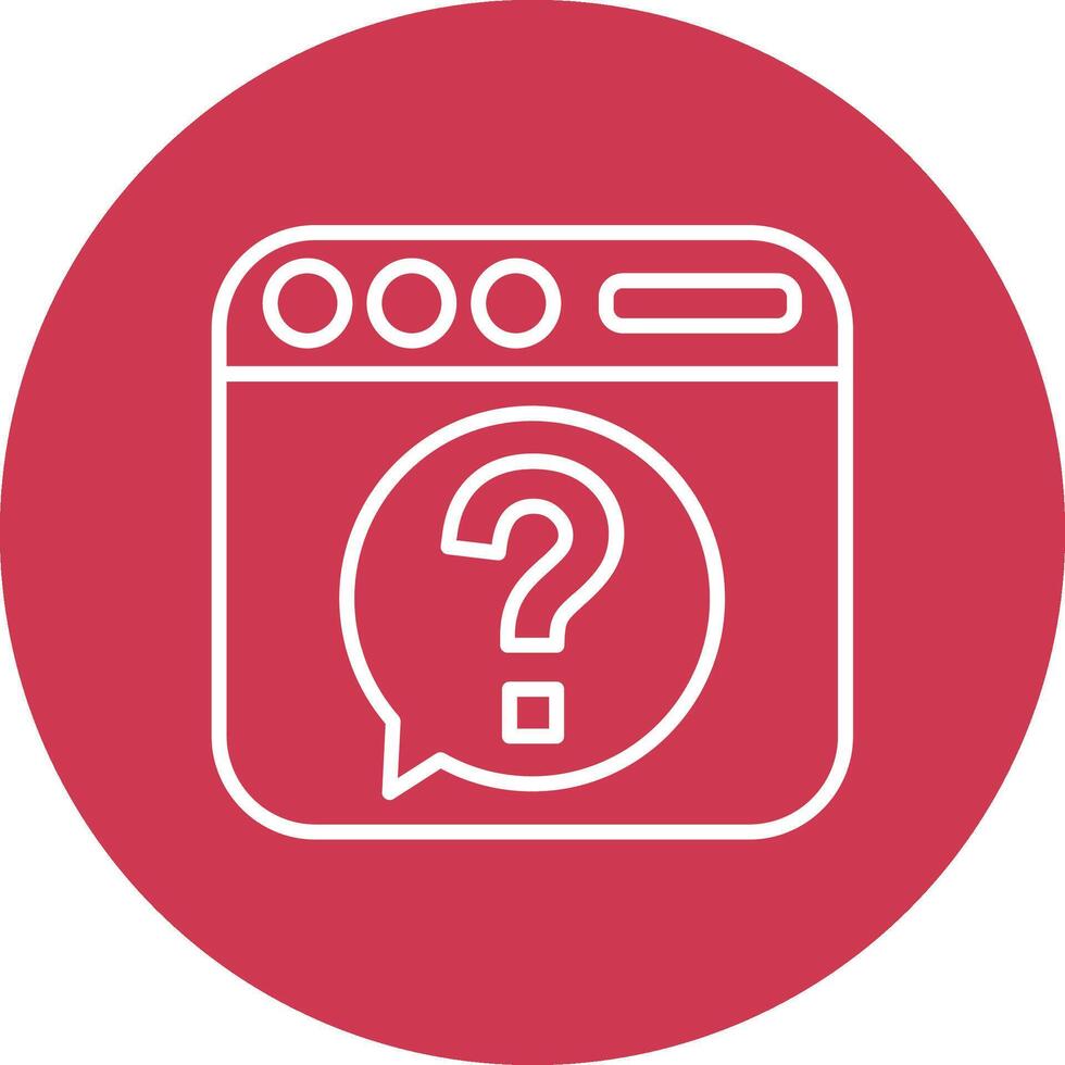Webpage Outlined App Visual vector