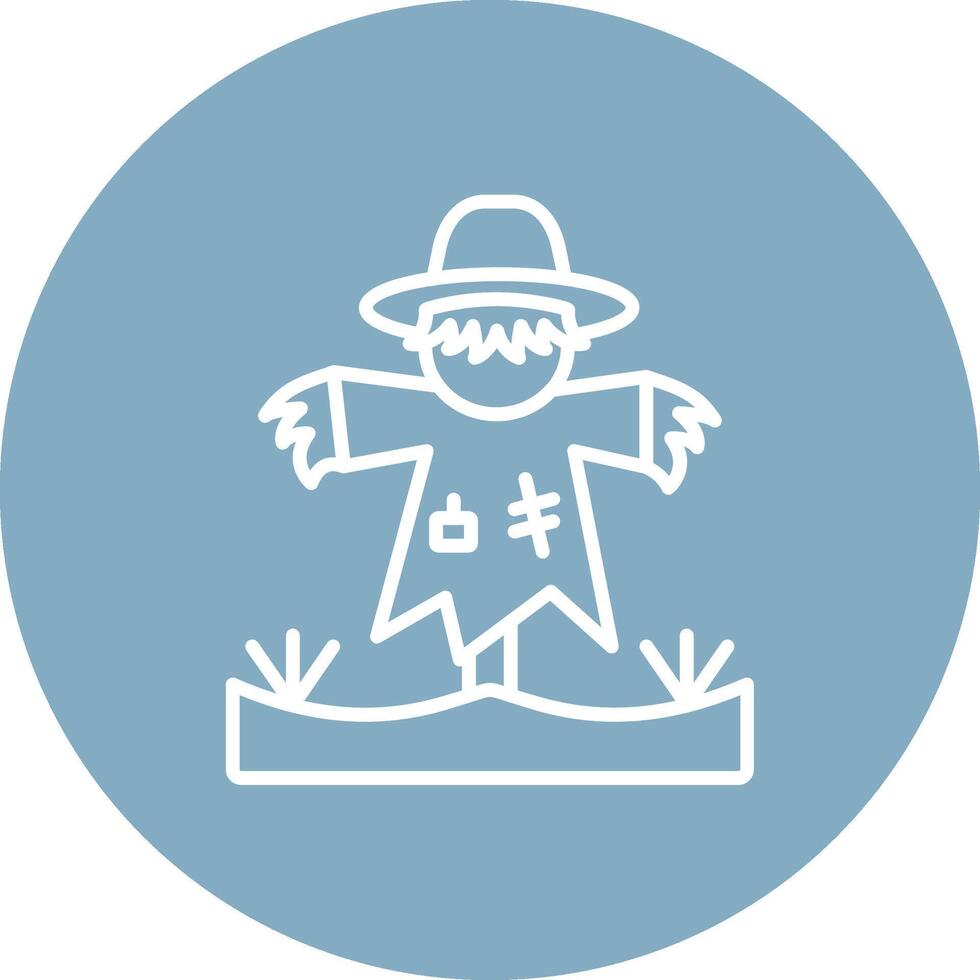 Scarecrow Color Accent Visual vector
