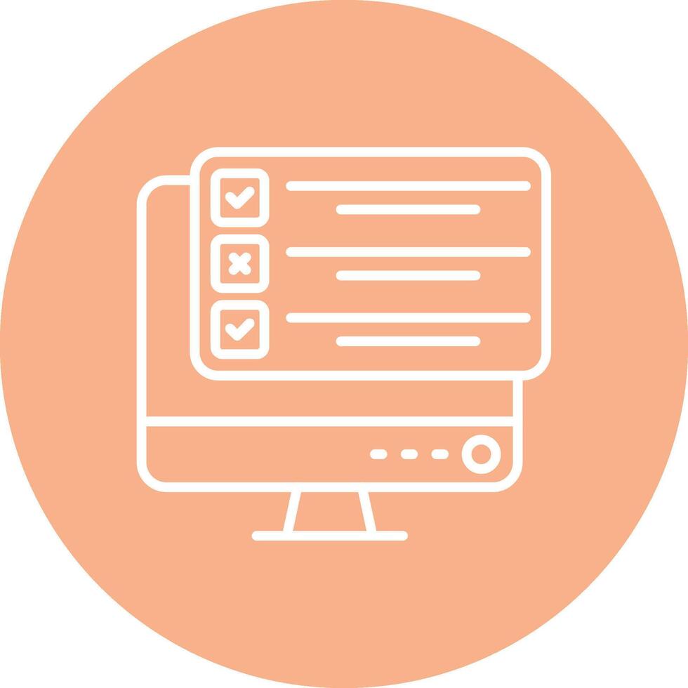 Exam Minimal Touch Graphic vector