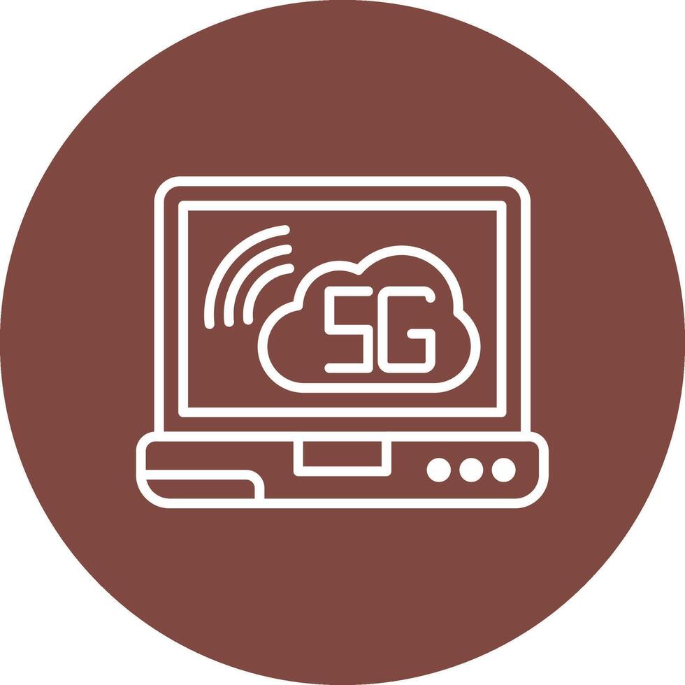 Cloud Connection Pastel Theme Icon vector