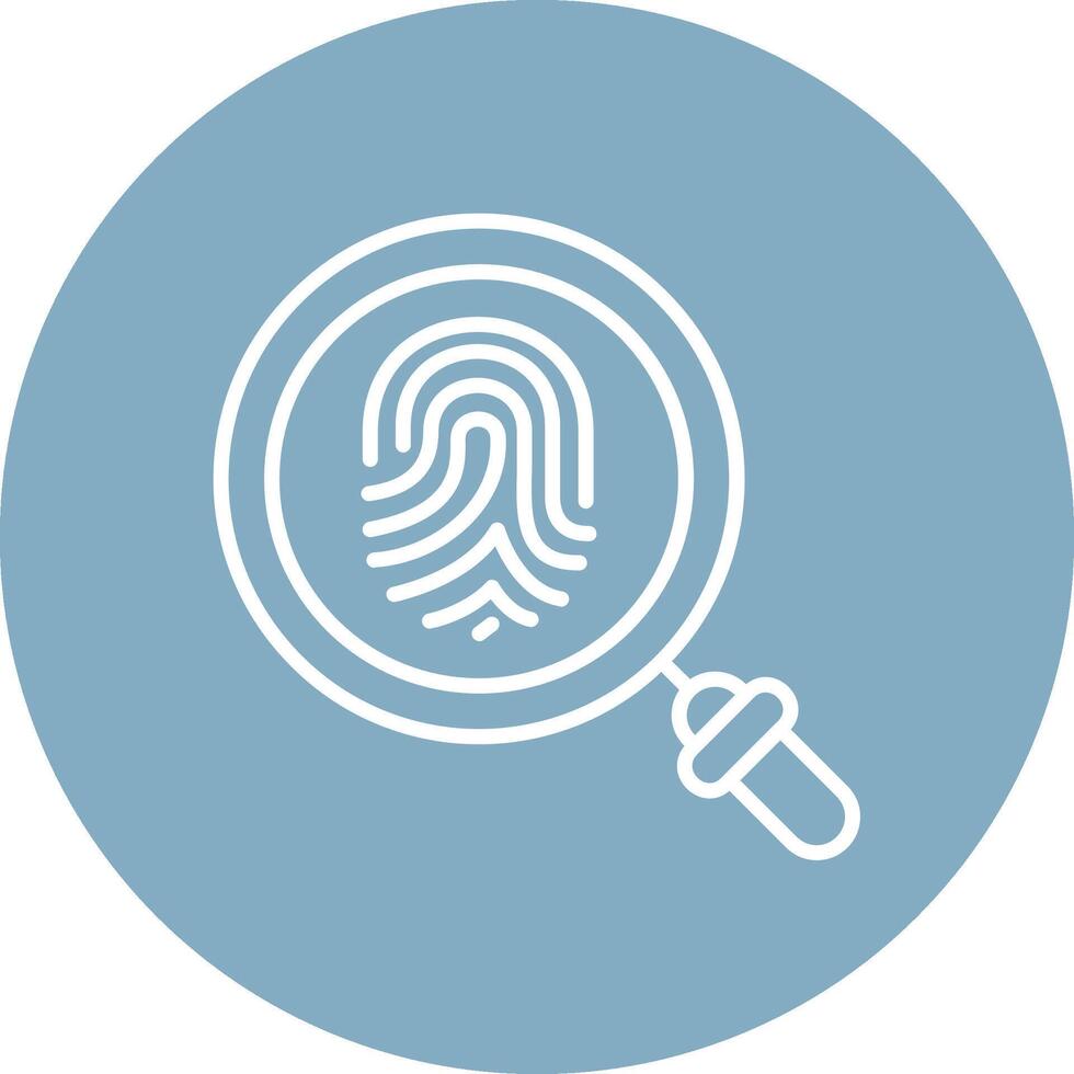 Fingerprint Scanning Digital Concept Icon vector