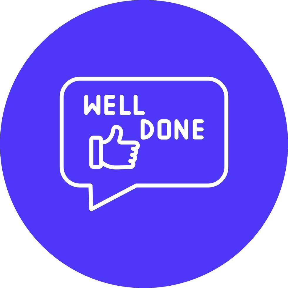 Well Done Web Interface Symbol vector