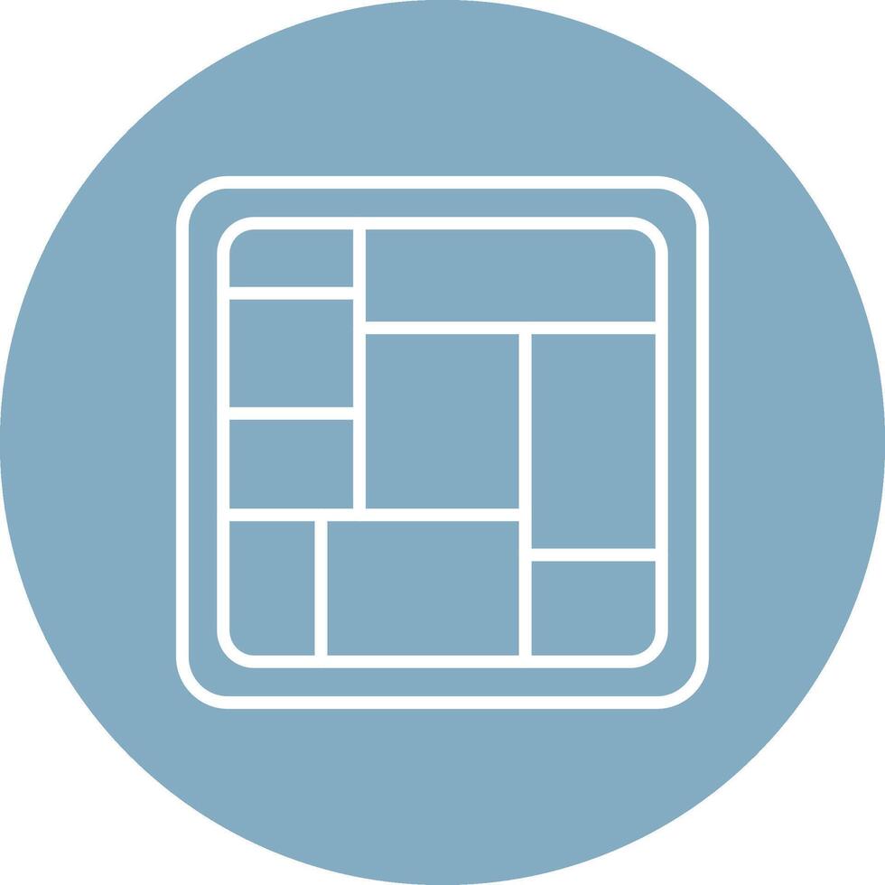 Tatami Minimal Concept Visual vector
