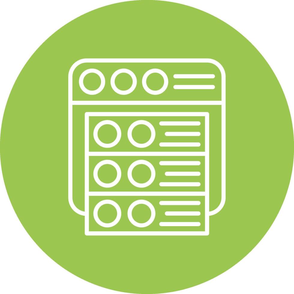 Online Server Compact App Icon vector