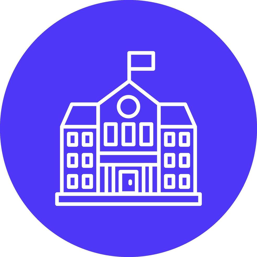 University Compact App Icon vector