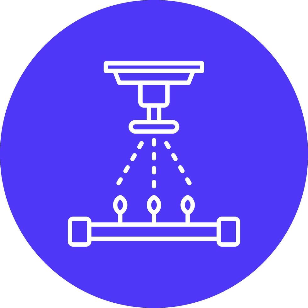 Sprinkler Stylized Tech Element vector