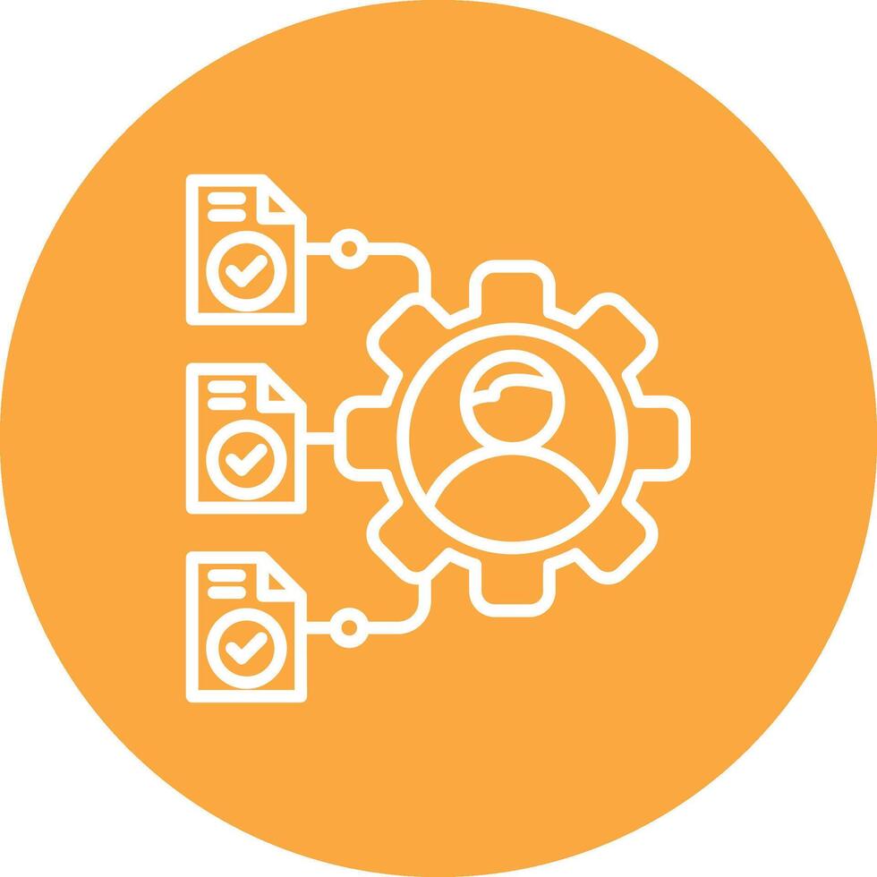 Data Management Sleek Graphic Mark vector