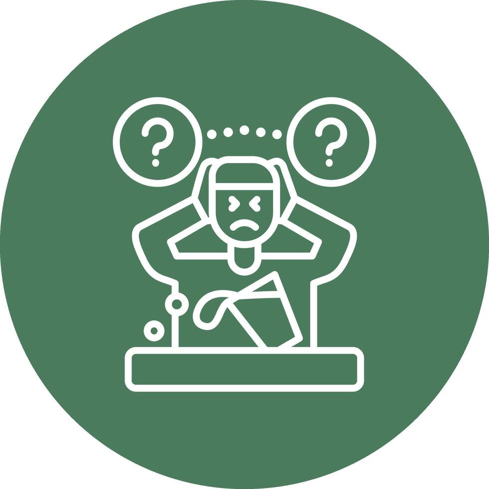 Inattention Clean Web Element vector