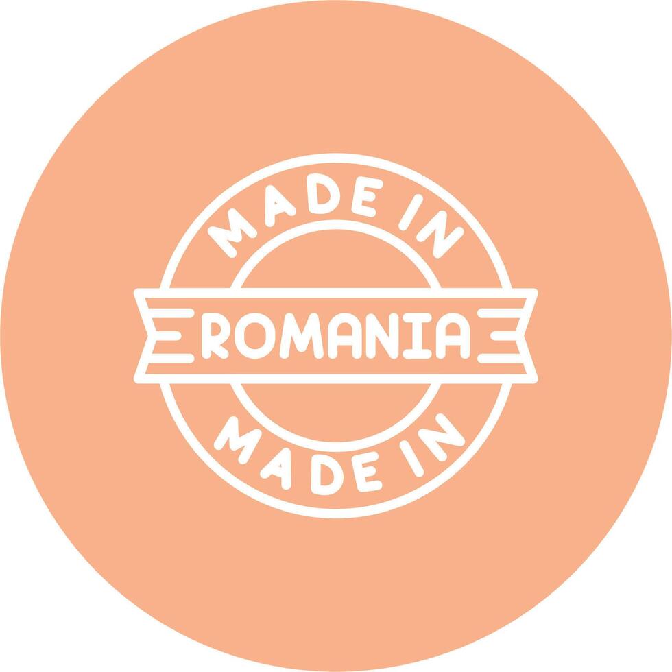 Made In Romania Coded Design Graphic vector