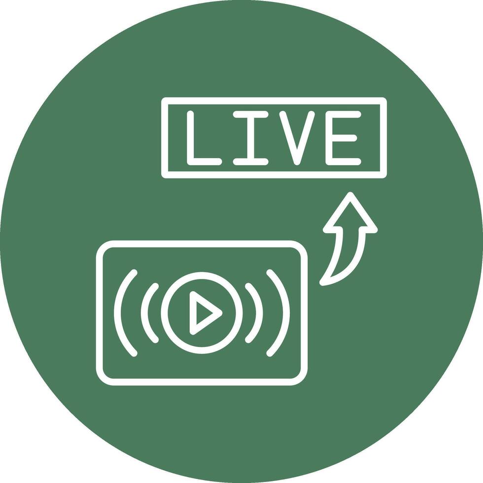 Live 3D Line Art Piece vector