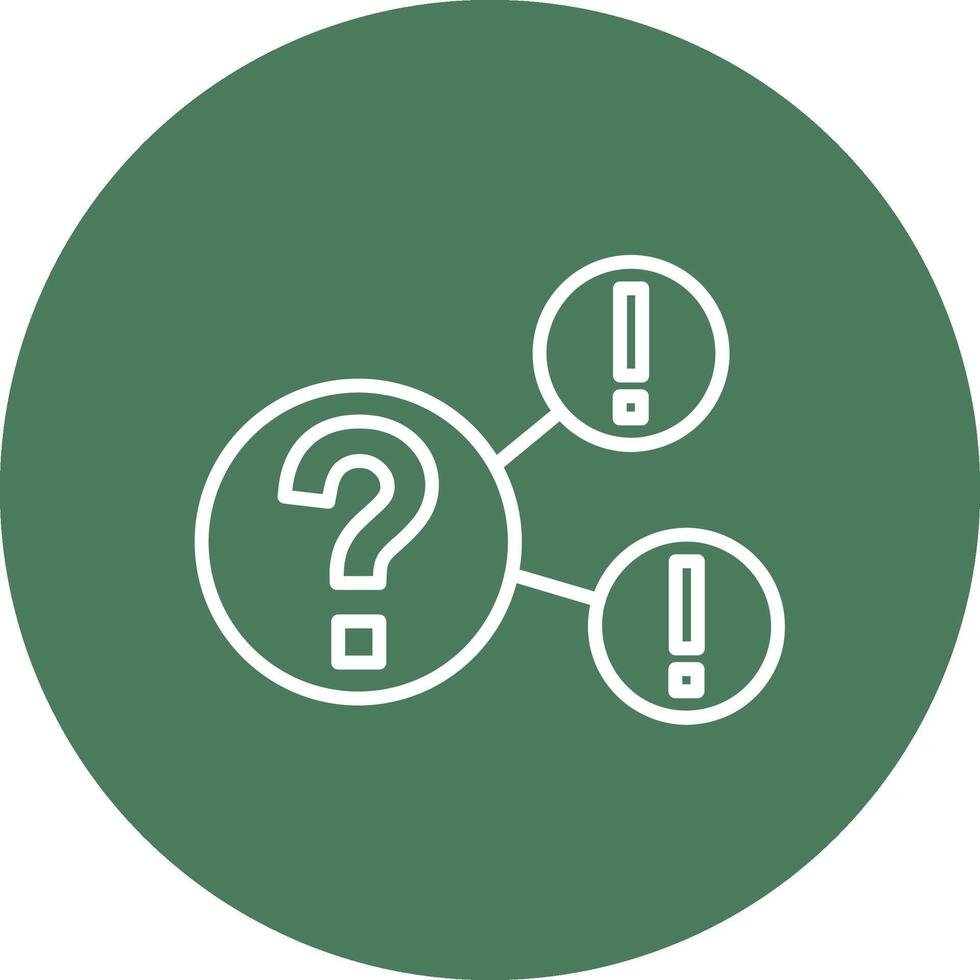 Questions Functional Icon Art vector