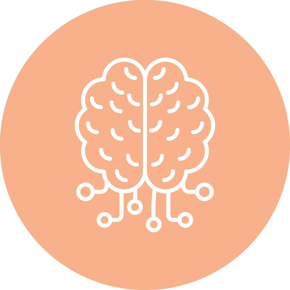 Artificial Intelligence Dynamic Web Illustration vector