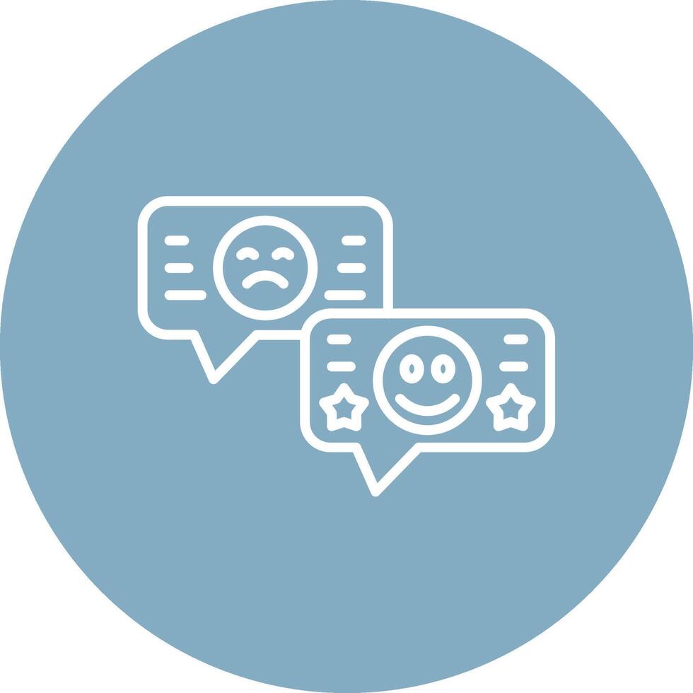 Feedback Smooth Gradient Icon vector