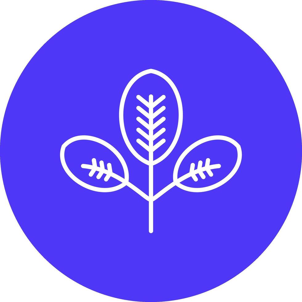 Parsley Solid Fill Design vector
