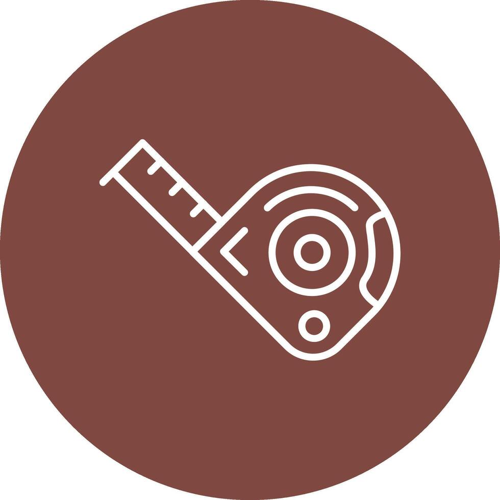 Measuring Tape Simple Motion Design vector