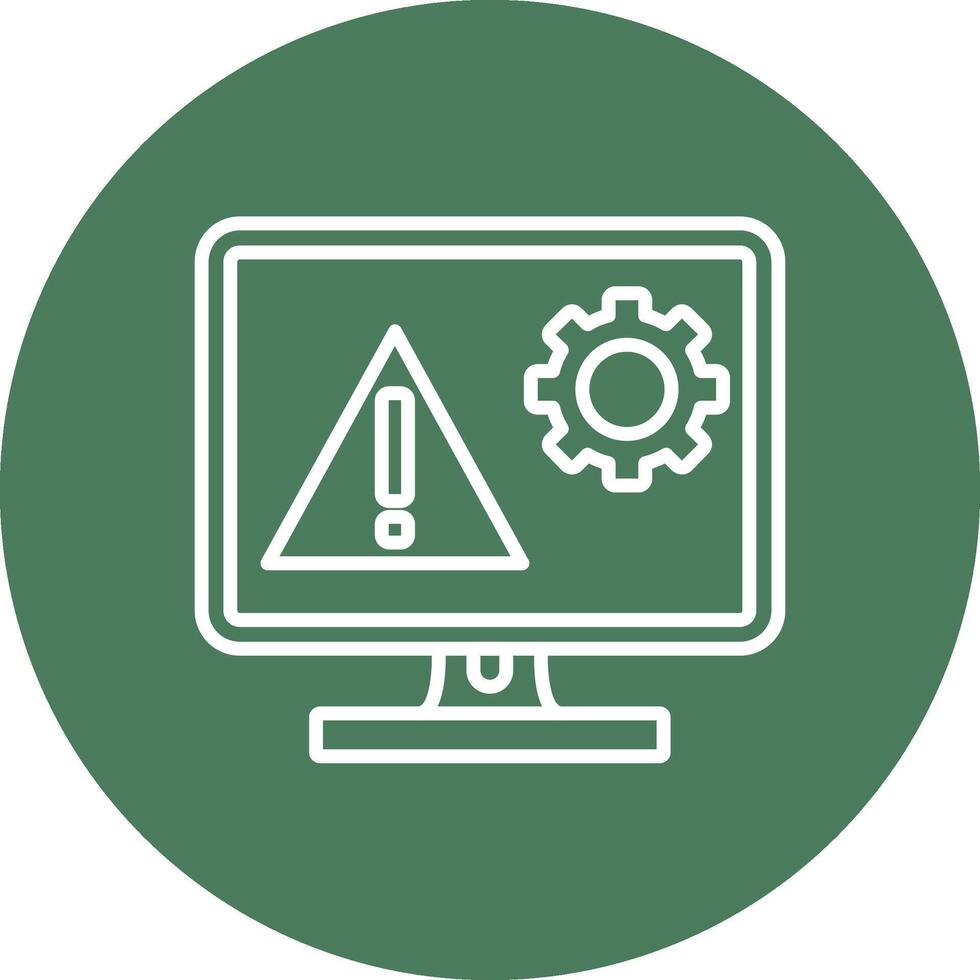 Error App Style Badge vector