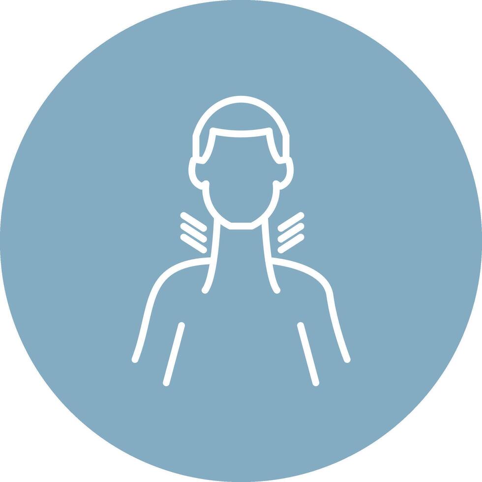 Throat Pixel Perfect Design vector