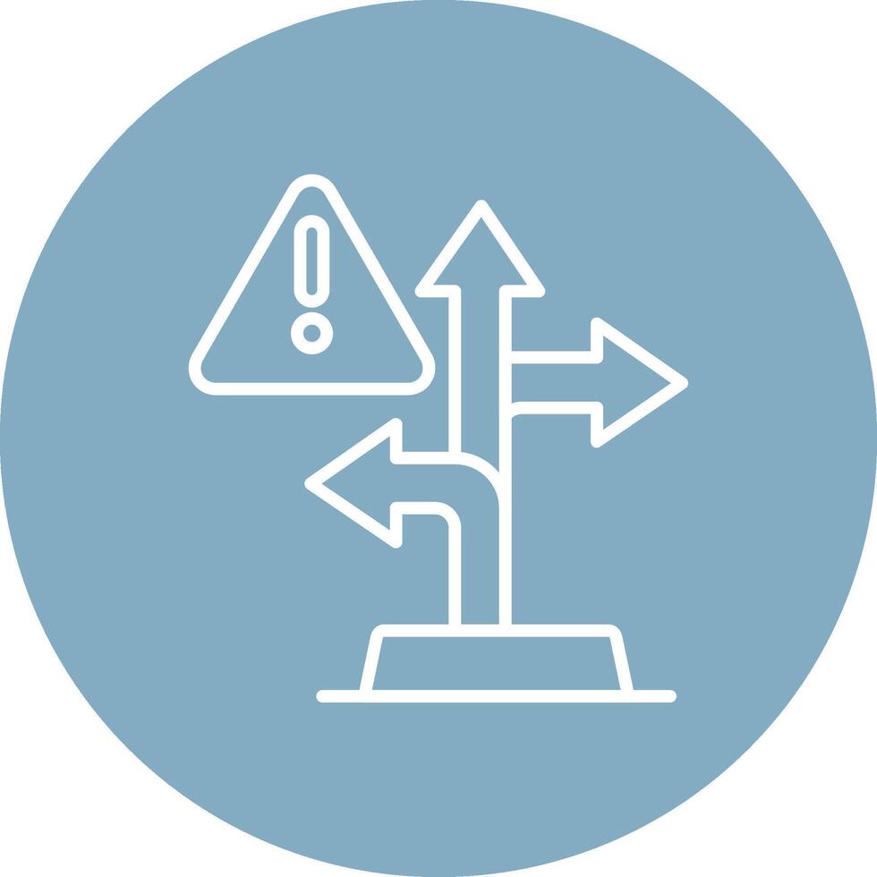 Directions Gradient Style Icon vector