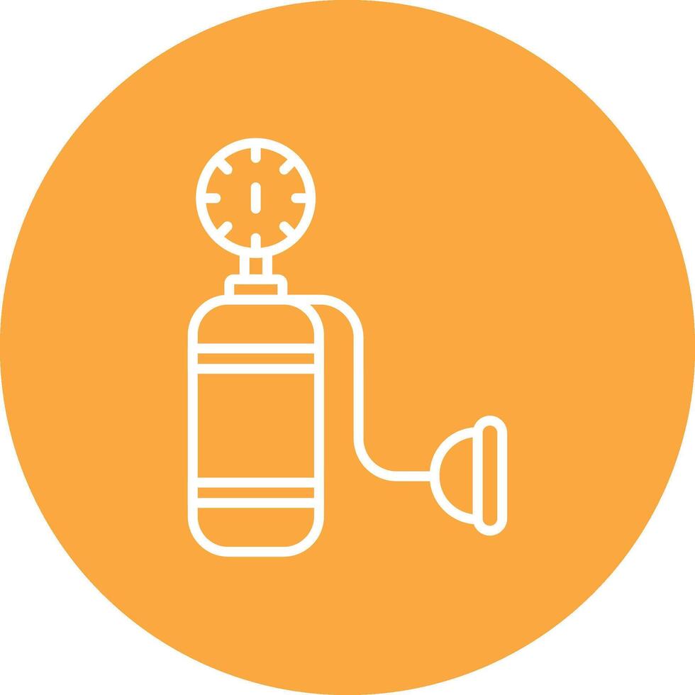 Oxygen Tank Modular UI Graphic vector