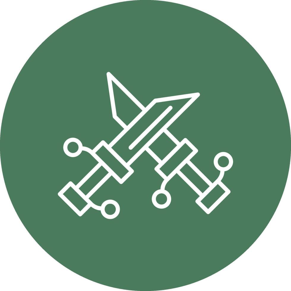 Sword Modern App Icon vector
