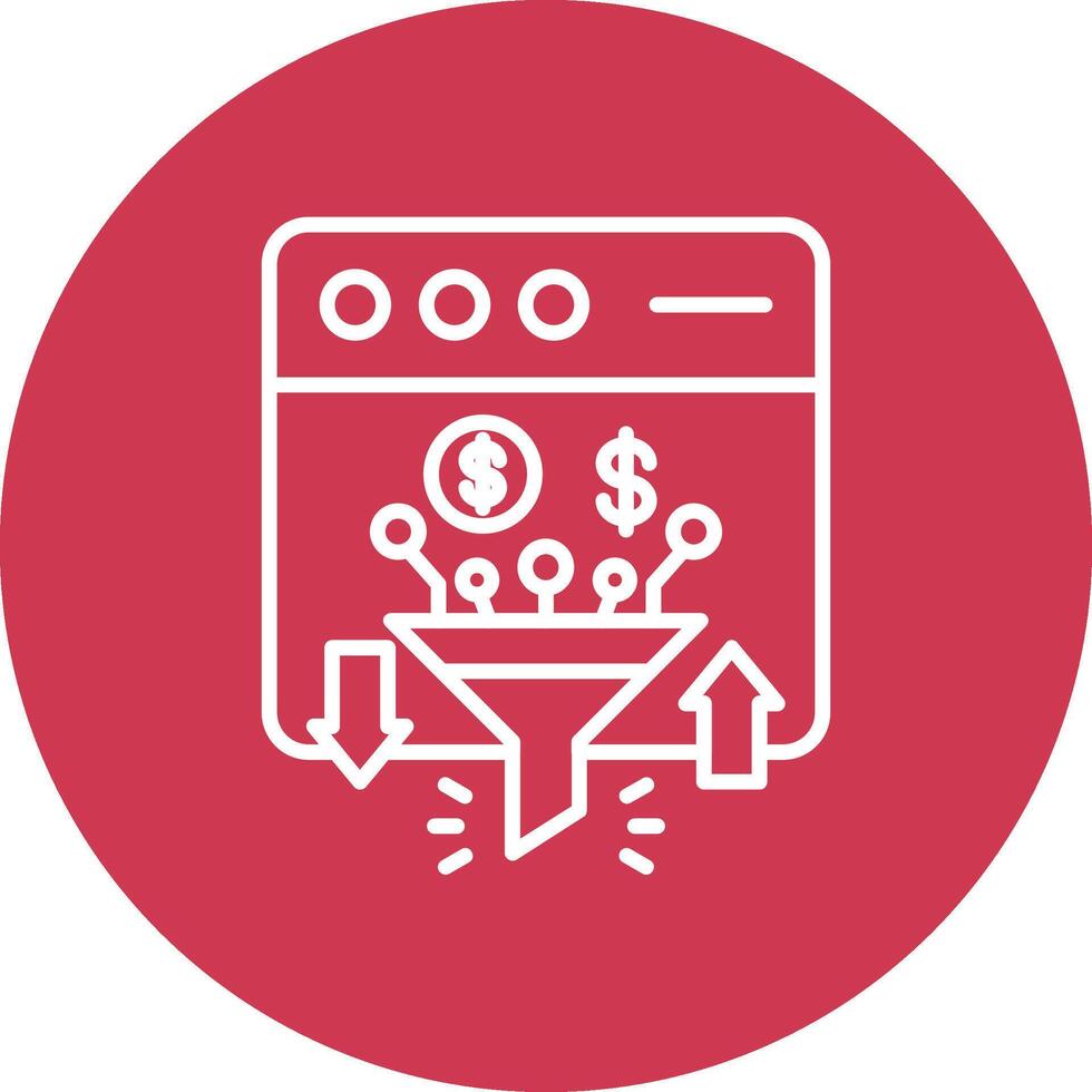 Conversion Lined UI Illustration vector