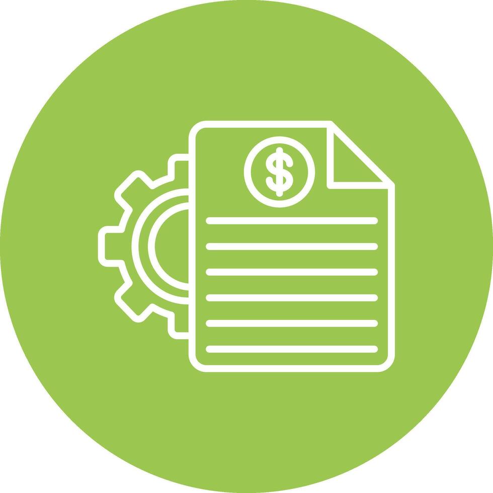Assessment Line Style Symbol vector