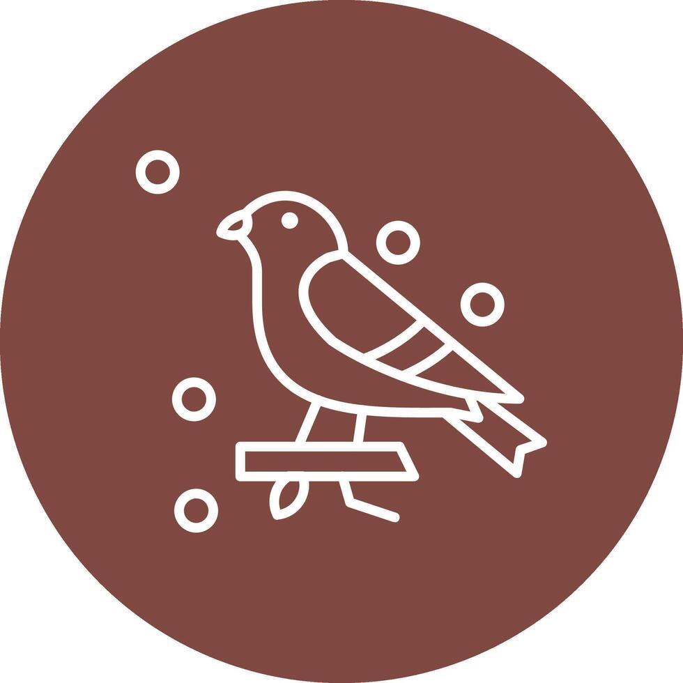 Bird Wireframe Illustration vector