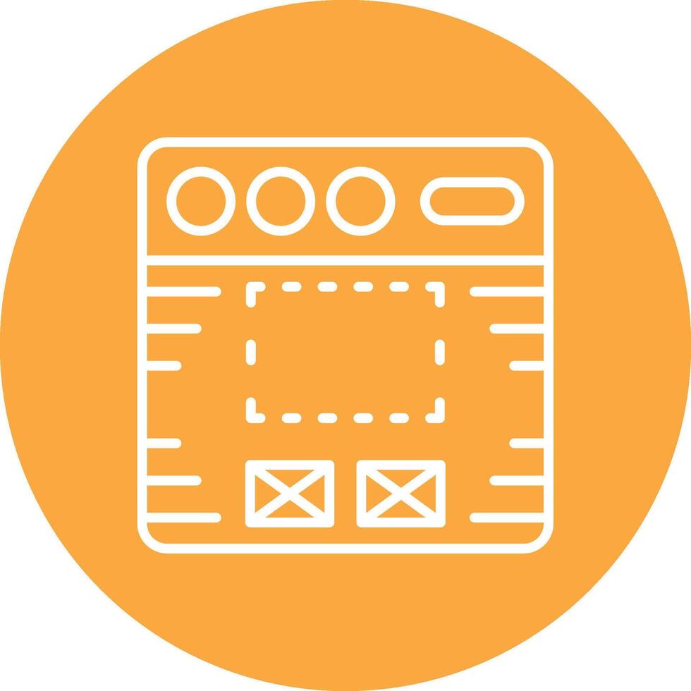 Prototype Gradient Style Icon vector
