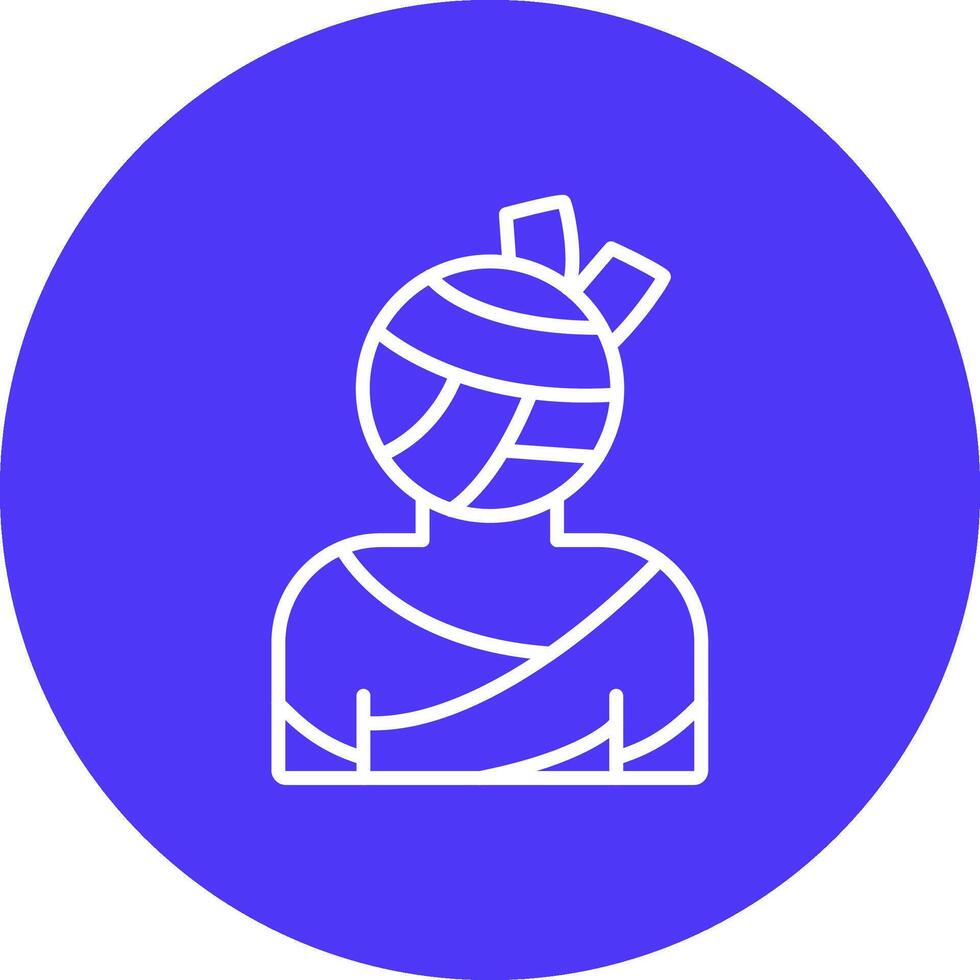 Mummy Modern Tech Icon vector