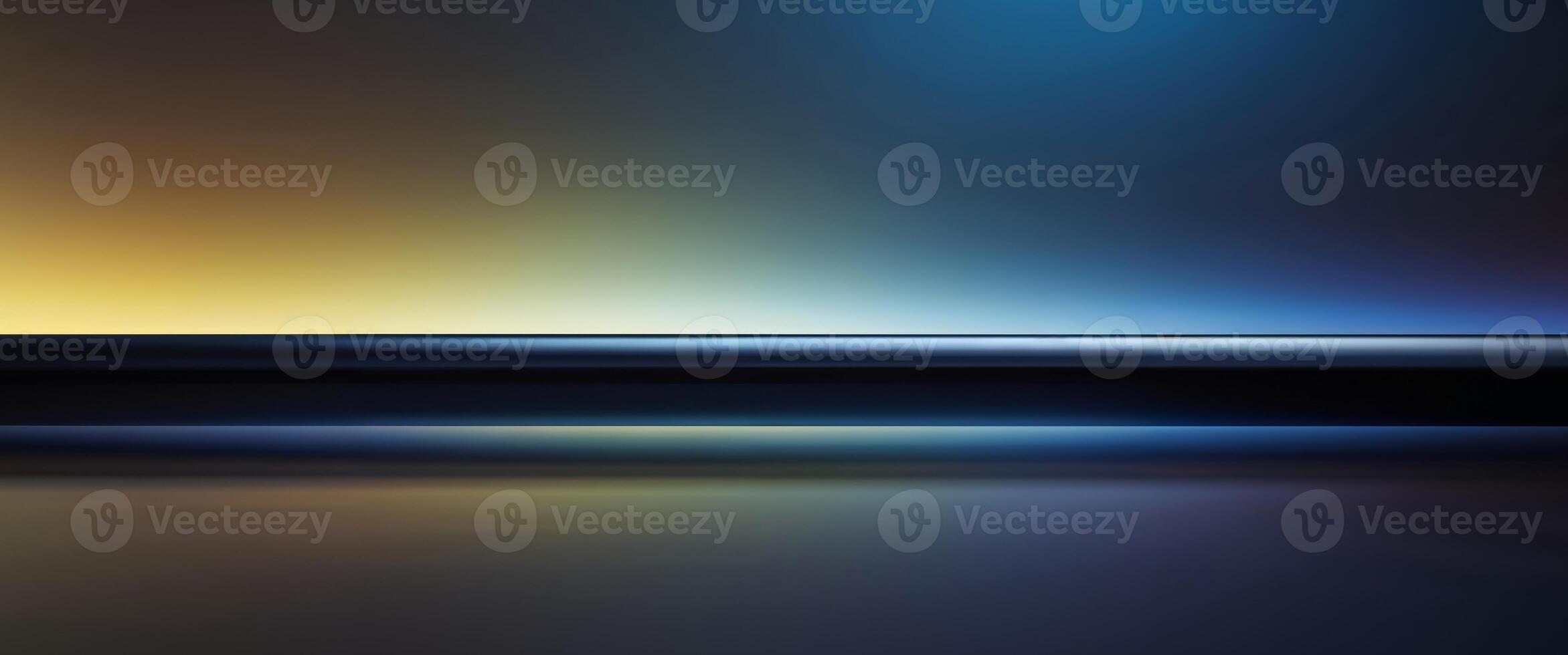 A black horizontal bar set upon a gradient background photo
