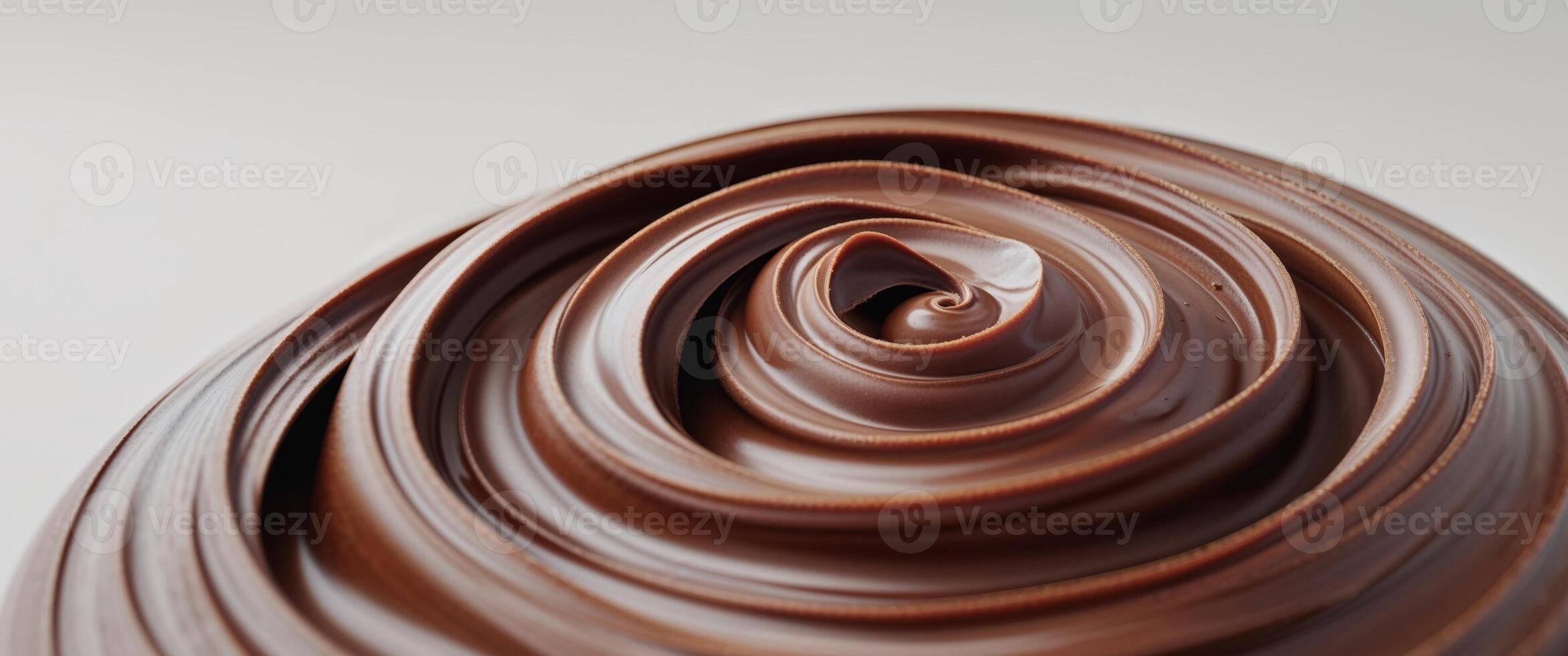 Swirling Chocolate Swirl Rich Brown Hues Creamy Texture Delicious Indulgence Smooth and Decadent Abstract Food Art photo