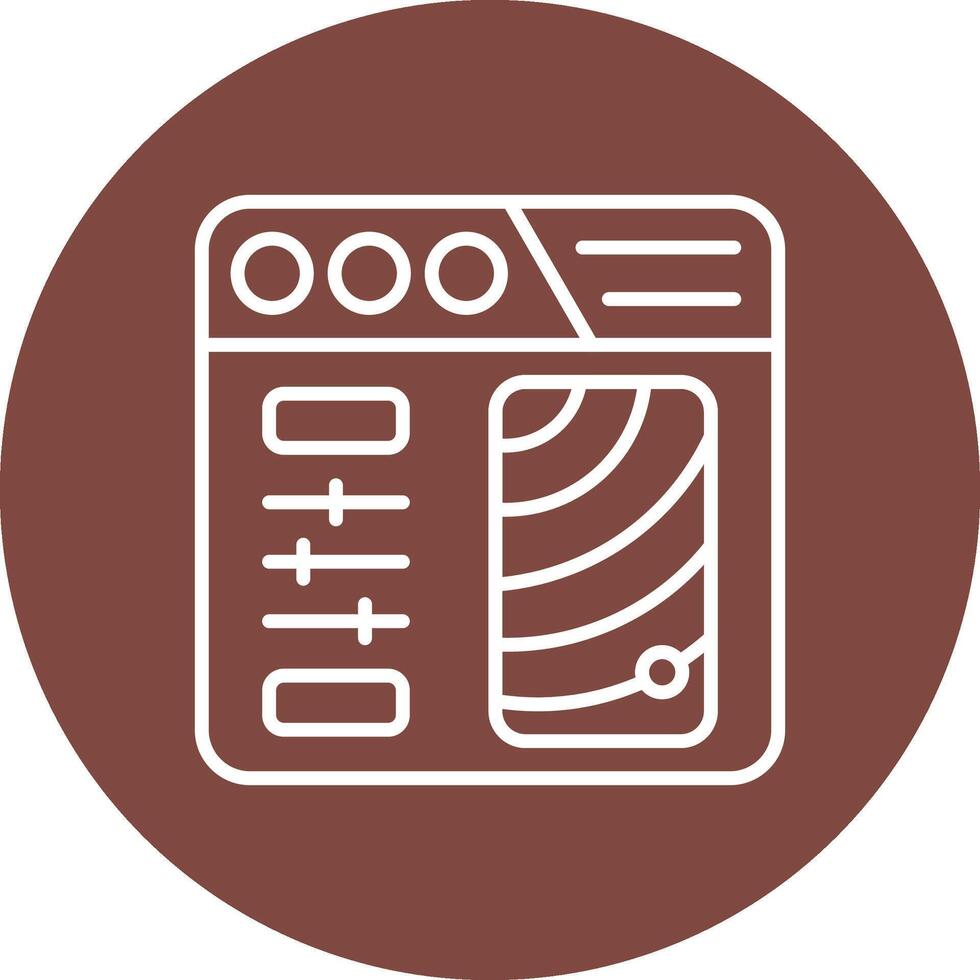 Color Selection UI Concept Symbol vector