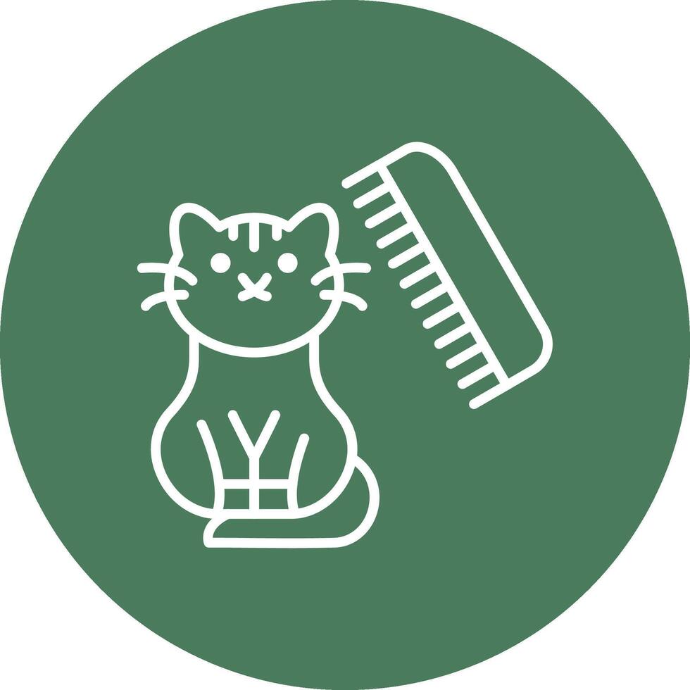 Comb Clean Web Element vector