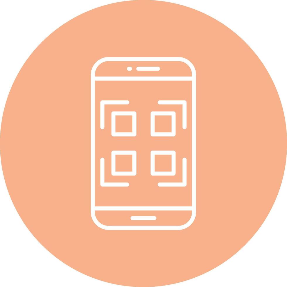 Qr Code Digital Concept Icon vector