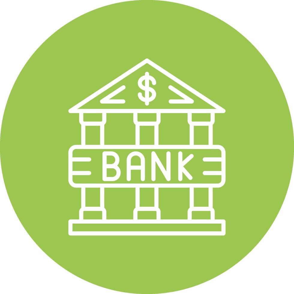 Bank Functional Icon Art vector