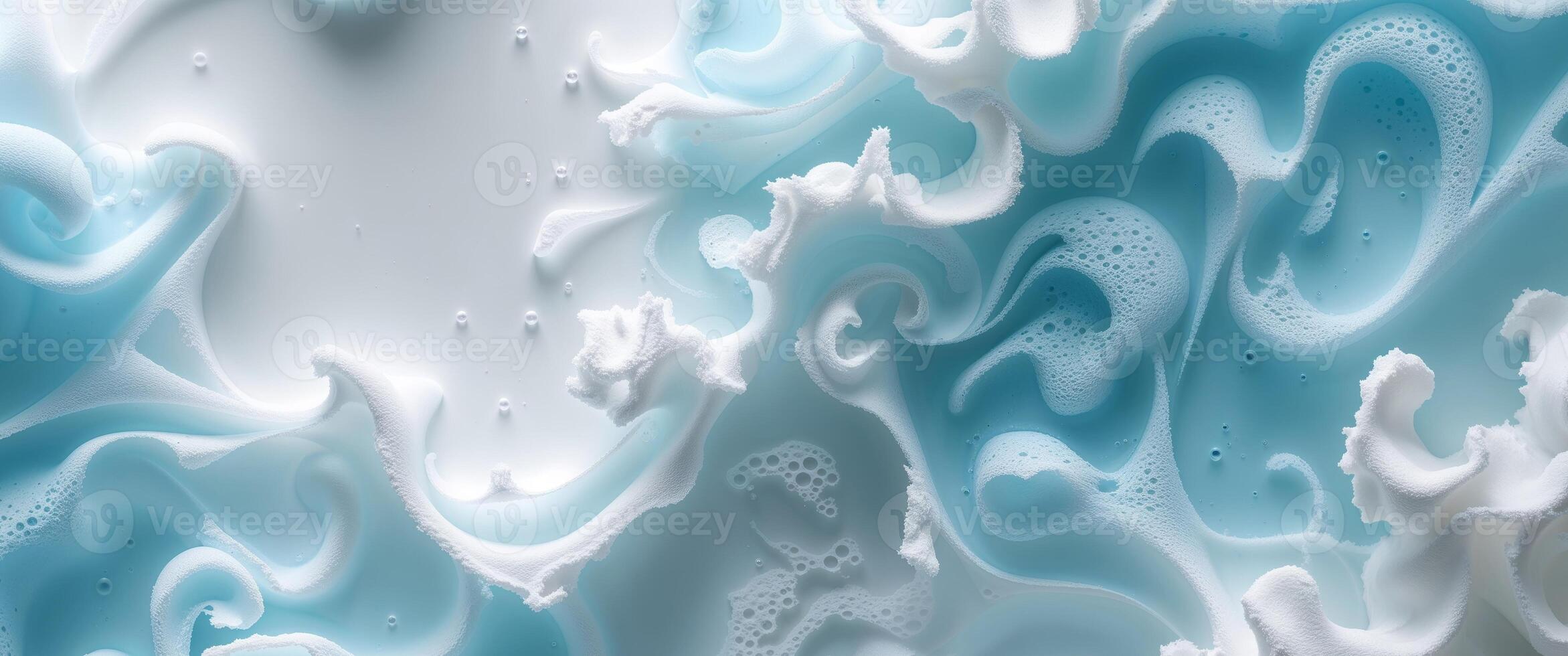 A blue and white background with waves photo